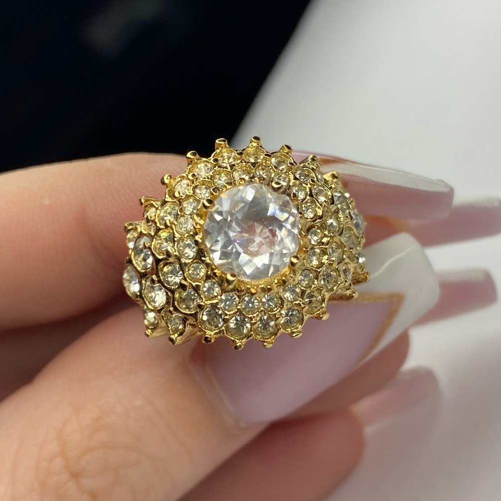 Vintage Gold cluster ring